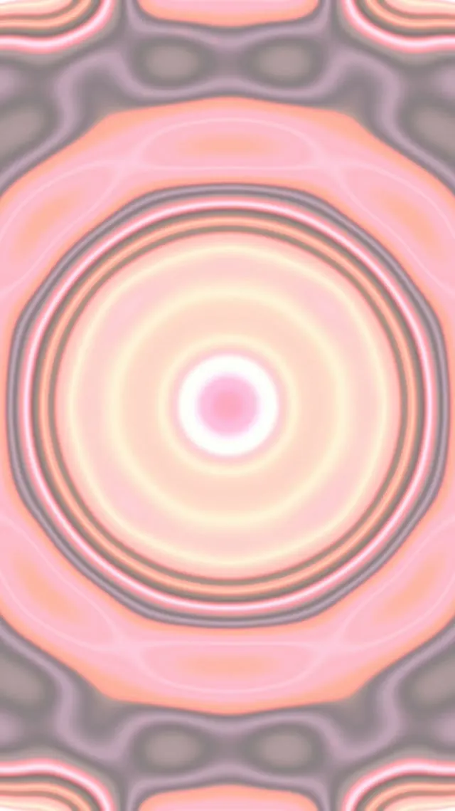 네온 터널 맥동하는 복숭아 분홍 링 9:16 릴스 60fps 화면보호기 VJLoops