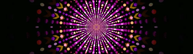 Neon Tunnel Radiant Dot Burst VJ Loop 60fps 32:9 Super Ultrawide Screensaver
