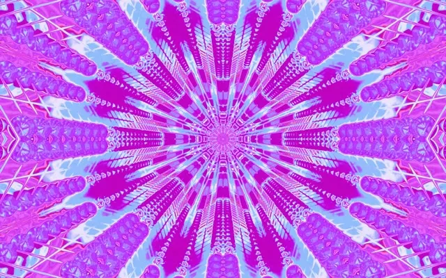 تونل نئون کالیدوسکوپ VJLoops 16:10 مک بوک 60fps اسکریین سیور