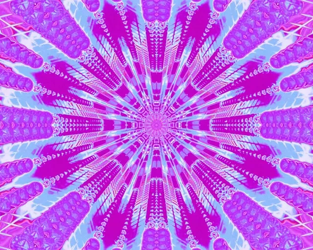 מנהרת ניאון קליידוסקופ פרץ Vj Loop 5:4 תעשייתי 60fps שומר מסך