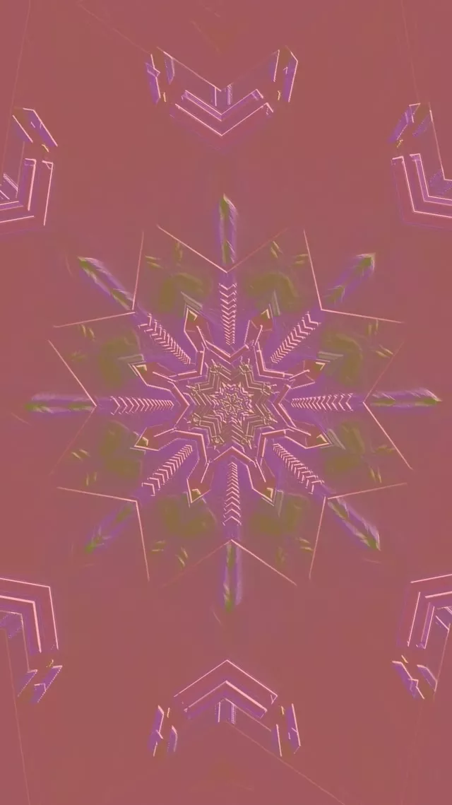 Neon Tunnel Pink Lilla Snefnug Pauseskærm 60fps 9:16 Reels VJ Loop