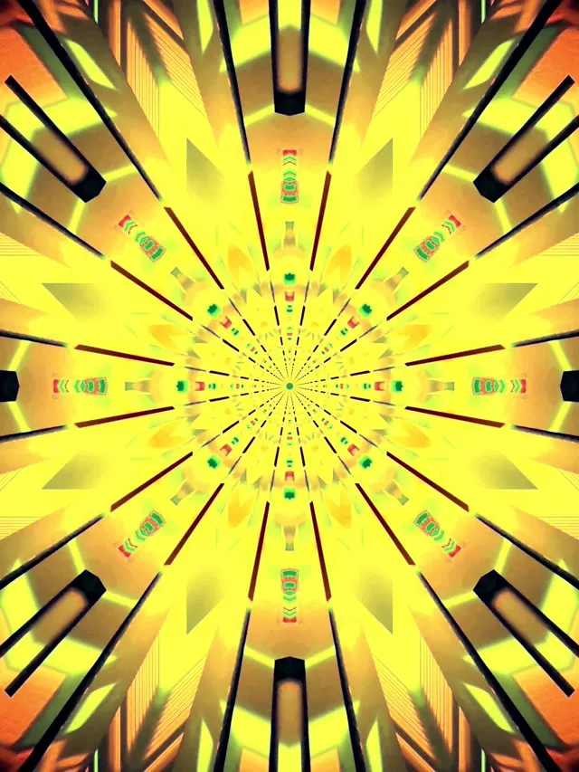 Túnel de Neó Explosió Caleidoscopi Rosa Porpra VJ Loop 3:4 iPad Vertical 60fps Protector de Pantalla