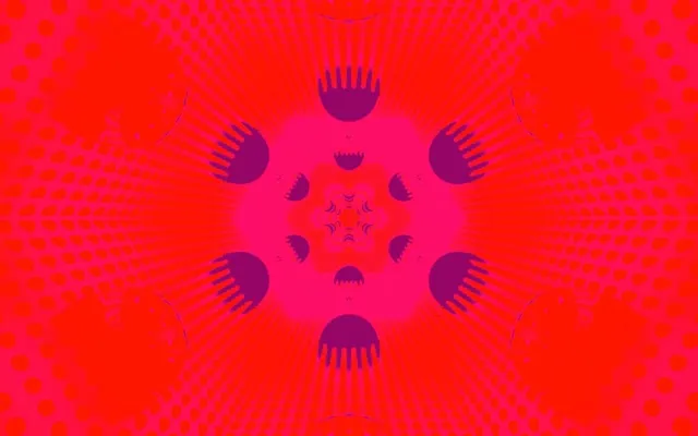 Neon Tunnel Hexagon Kaleidoscope Vj Loop 60fps 16:10 Macbook Screensaver