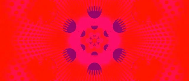 Neon Tunnel Hexagon Kaleidoscope VJ Loop 21:9 Ultrawide 60fps Screensaver