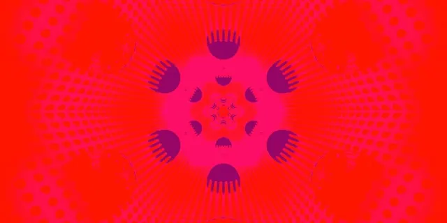 Neon Tunnel Hexagon Kaleidoscope 2:1 Univisium 60fps Screensaver Vj Loop