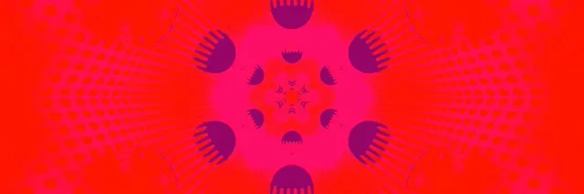 Neon Tunnel Hexagon Kaleidoscope 3:1 Triple Wide 60fps Screensaver Vj Loop