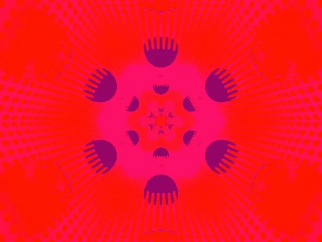 Neon Tunnel Hexagon Kaleidoscope 4:3 Classic 60fps Screensaver Vj Loop