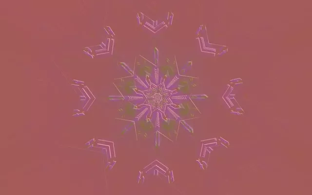 네온 터널 핑크 눈송이 16:10 MacBook 60fps 화면보호기 VJ Loop