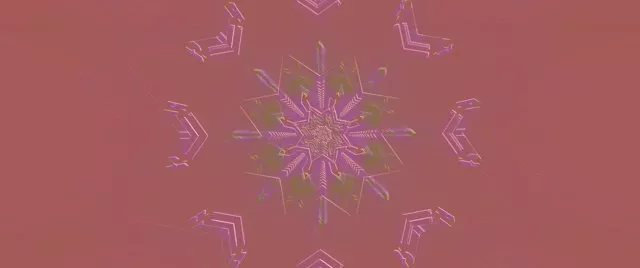 تونل نئون صورتی دانه برف 60fps 2.39:1 Cinemascope اسکرین سیور VJ Loop