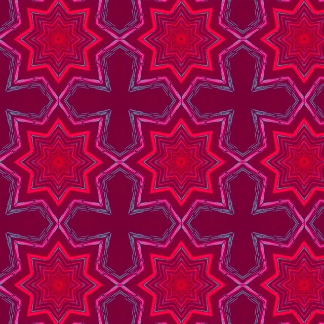 Neonový Tunel Hvězdný Kaleidoskop VJ Loop 1:1 Square 60fps Spořič