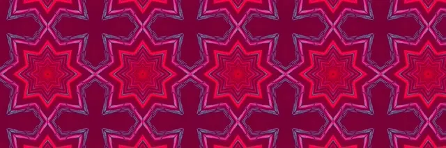 Hầm Neon Vạn Hoa Tròng Ngôi Sao Hồng Vj Loop 3:1 Triple Wide 60fps Screensaver