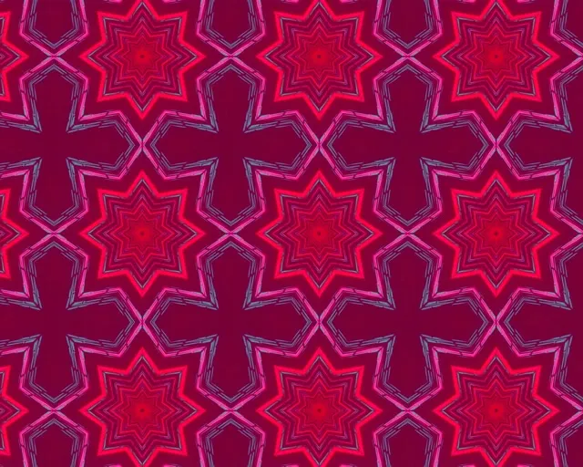 Neona Tunelis Pink Zvaigžņu Kaleidoskops VJ Loop 5:4 Industrial 60fps Ekrānsaudzētājs