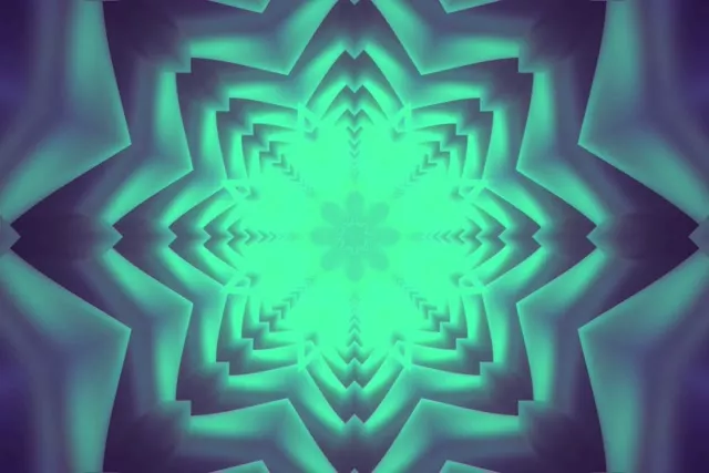 Pulsating Star Neon Tunnel 3:2 Surface 60fps VJ Loop Screensaver