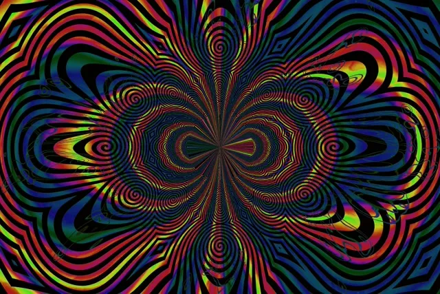 Túnel Neón Espiral Caleidoscopio VJ Loop 3:2 Surface 60fps Salvapantallas
