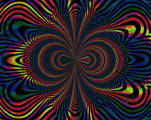 Neon Tunel Spirala Mandala 5:4 industrijski 60fps Čuvar Ekrana Vj Loop