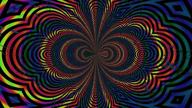 Neon Tunnel Psihodelična Spirala Screensaver 4K UHD 60fps VJ Loop