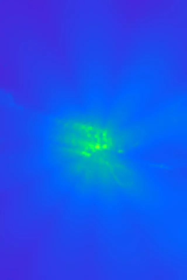 Neon Tunnel Pulsating Cyan Vortex VJ Loop 9:16 60fps Screensaver