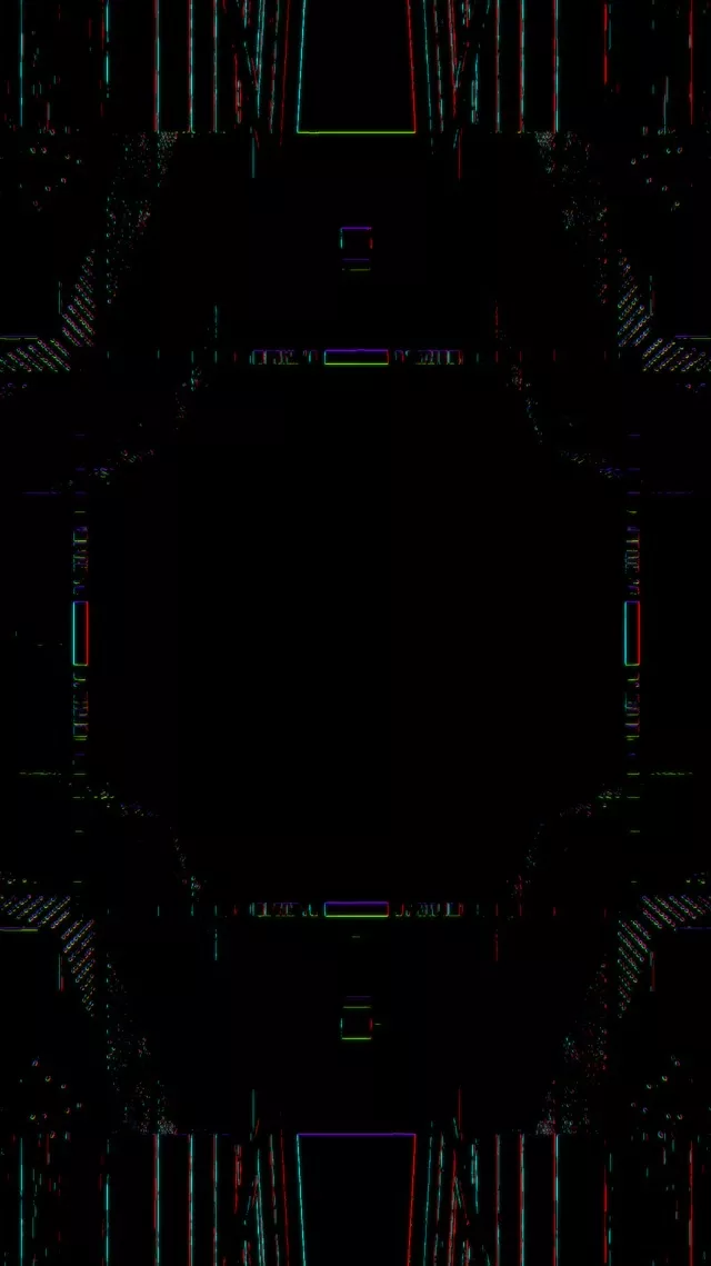 Neon Tunnel Pulsating Grid 9:16 Reels 60fps VJ Loop Screensaver