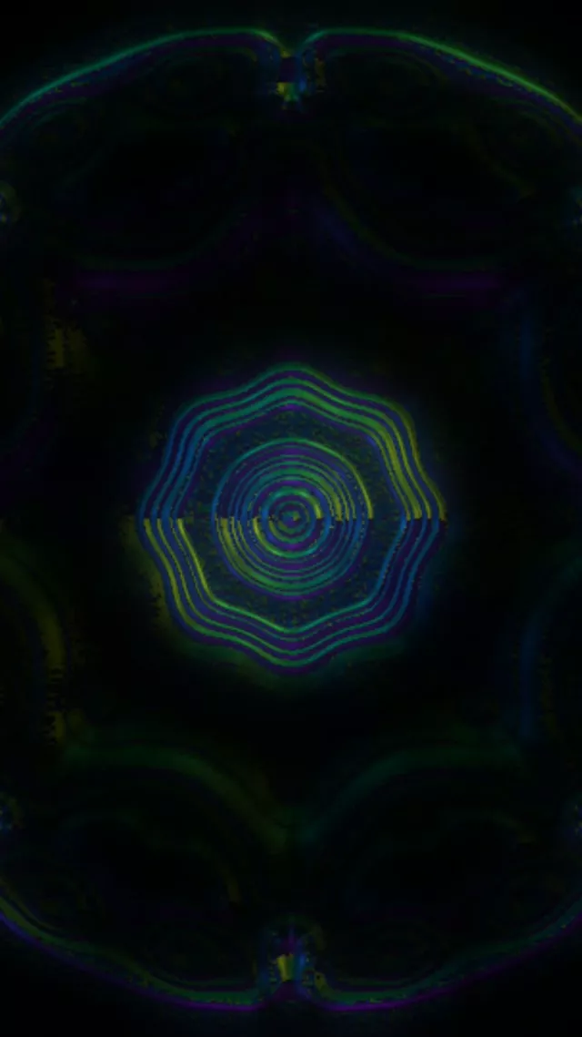 Neon Tunnel Pulsating Hexagon VJ Loop 9:16 Reels 60fps Screensaver
