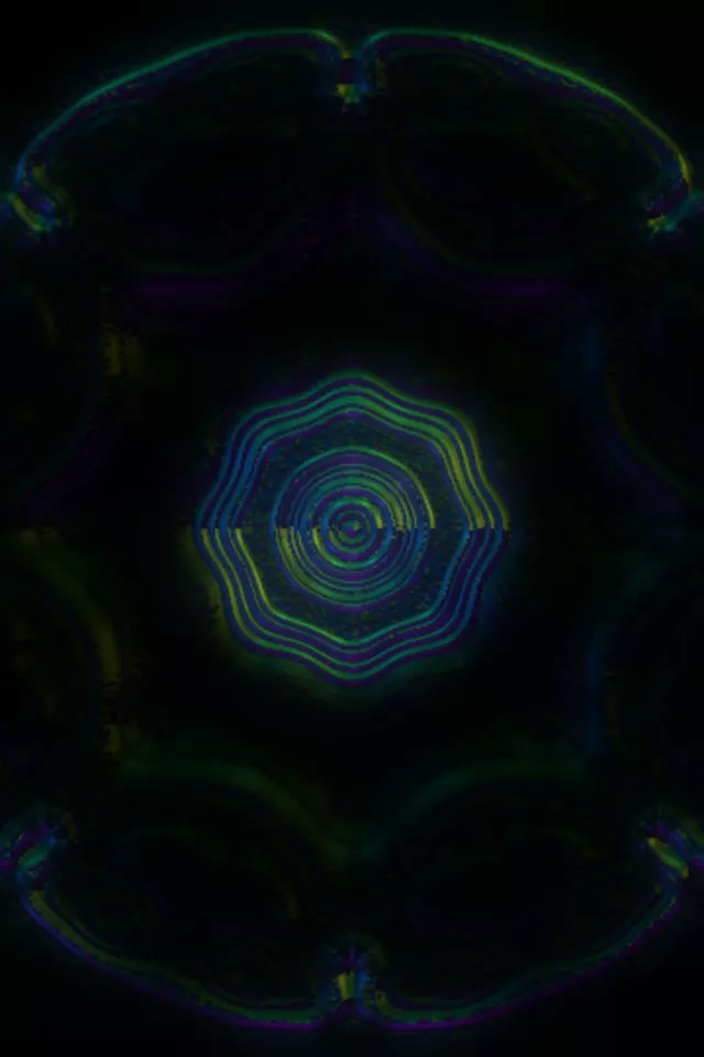 Neon Tunnel Pulsating Hexagon Vortex 2:3 Portrait 60fps Screensaver