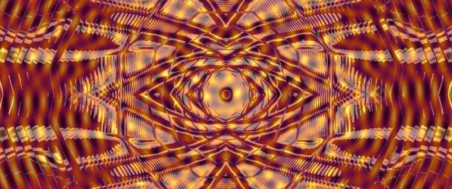 Neon Tunnel Pulsating Kaleidoscope Eye VJ Loop 2.39:1 60fps Screensaver