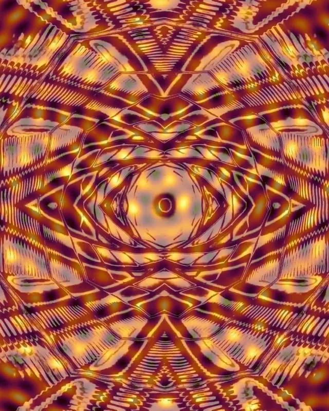 Neon Tunnel Pulsating Mandala Vortex 4:5 Instagram 60fps Screensaver
