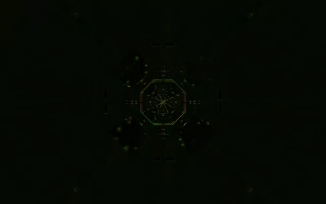 Neon Tunnel Pulsating Octagon Vortex - 16:10 Macbook 60fps VJ Loop Screensaver