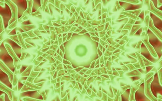 Neon Tunnel Pulsating Organic Vortex 16:10 Macbook 60fps VJ Loop Screensaver