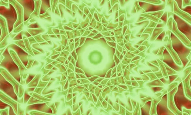 Σήραγγα Neon Παλλόμενος Δίνος 5:3 Wide 60fps VJ Animation Screensaver