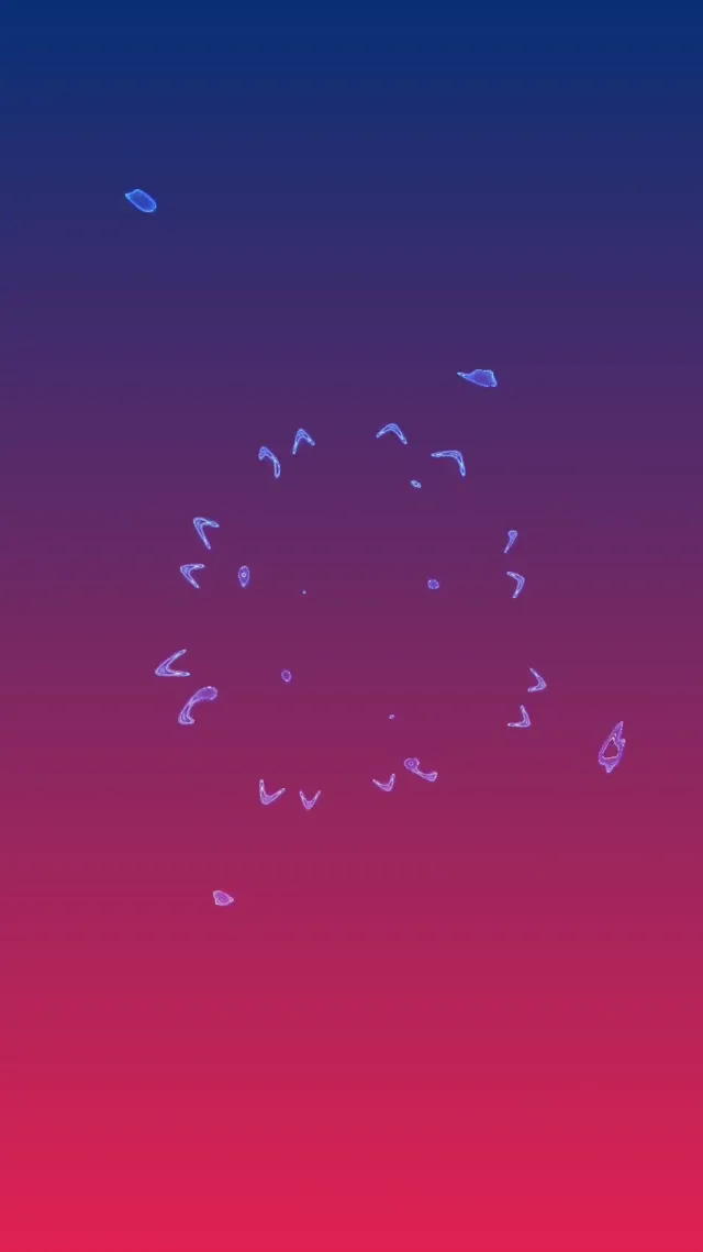 Neon Tunnel Purple Blue Kaleidoscope Vj Loop 9:16 Reels 60fps Screensaver