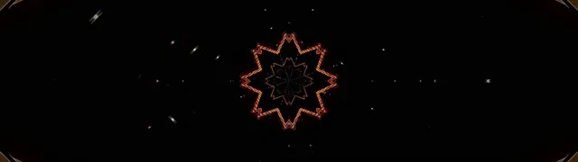 Túnel Neón Explosión Estrela Caleidoscopio 32:9 Super Ultraancho 60fps Salvapantallas VJLoops