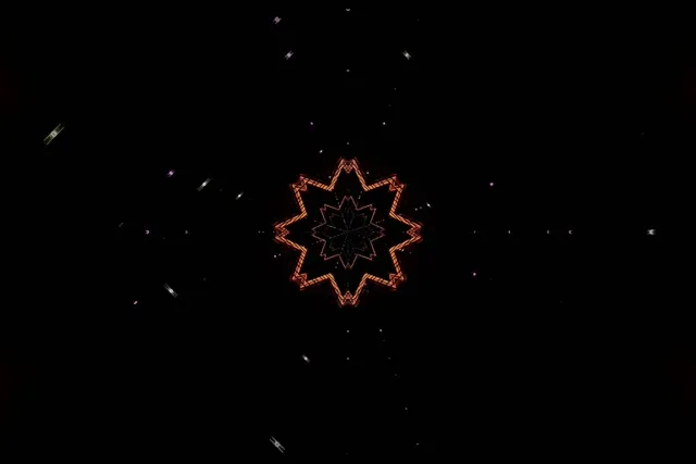 Tunel Neon Stea Caleidoscop VjLoops 3:2 surface 60fps screensaver