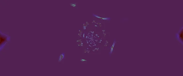 Neon Tunnel Kaleidoscope Burst VJ Loop 2.39:1 Cinemascope 60fps Screensaver