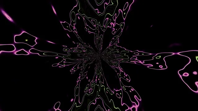 Neon Tunnel Purple Green Screensaver 4k UHD 60fps VJ Loop