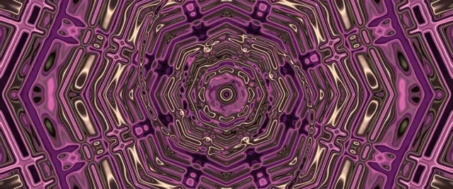 تونل نئون گردابه کالیدوسکوپ بنفش VJ Loop 2.39:1 Cinemascope 60fps محافظ صفحه