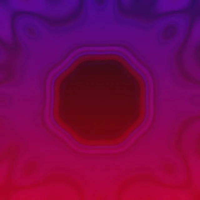 VJ Loop Neon Tunel Fialový Růžový Šestiúhelník Vortex 1:1 square 60fps spořič