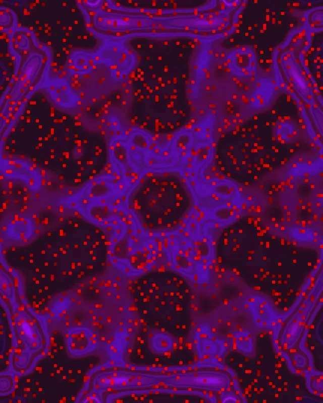 Tunnel Neon Vortice Blob Viola VJ Loop 4:5 Instagram 60fps Screensaver