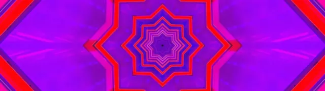 네온 터널 별 소용돌이 32:9 슈퍼 울트라와이드 60fps 화면보호기 VJ Loop