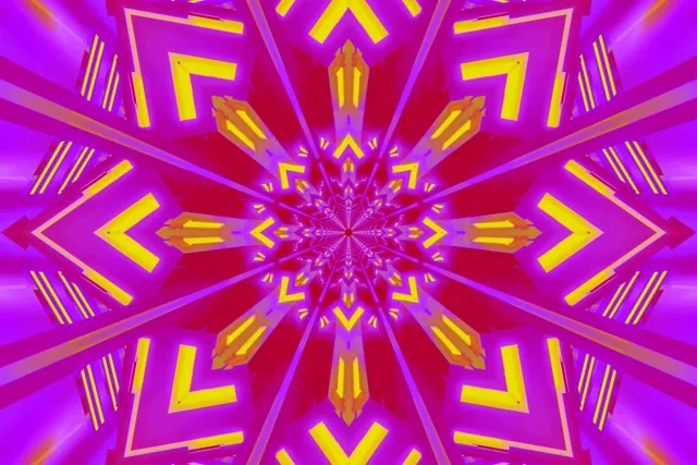 Неоновий тунель Калейдоскоп вибух VJLoops 3:2 Surface 60fps Screensaver