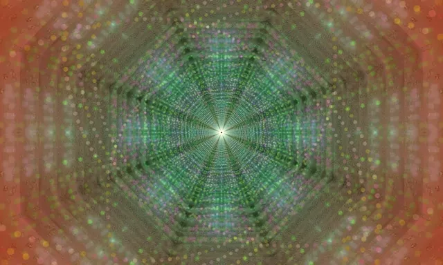 Неоновый туннель Radial Grid Vortex 5:3 Wide 60fps Screensaver VJLoops