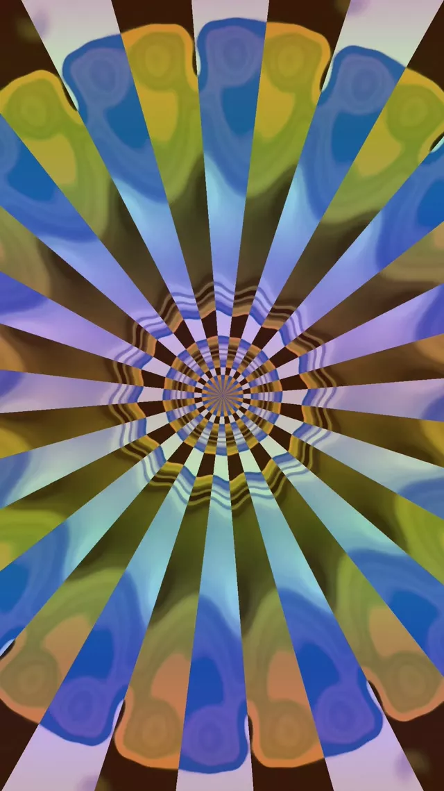 تونل نئون شعاعی خورشیدی VJ Loop 9:16 ریلز 60fps محافظ صفحه