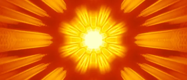 Neon Tunnel Radiant Burst VJ Loop 21:9 Ultrawide 60fps Screensaver