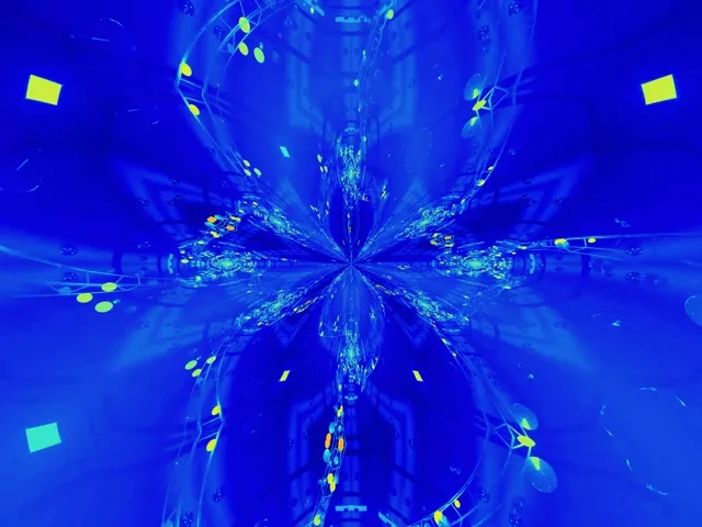 Neon Tunnel Radiant Starburst 4:3 Classic 60fps VJ Loop Screensaver