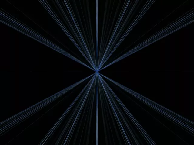 Neon Tunnel Radiating Blue Lines VJ Loop 60fps 4:3 Classic Screensaver