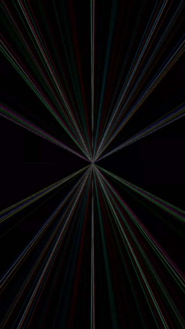 Neon Tunnel Radiating Lines VJ Loop 9:16 Reels 60fps Screensaver