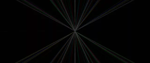 Neon Tunnel Radiating Lines Vortex | 2.39:1 Cinemascope 60fps Screensaver Loop