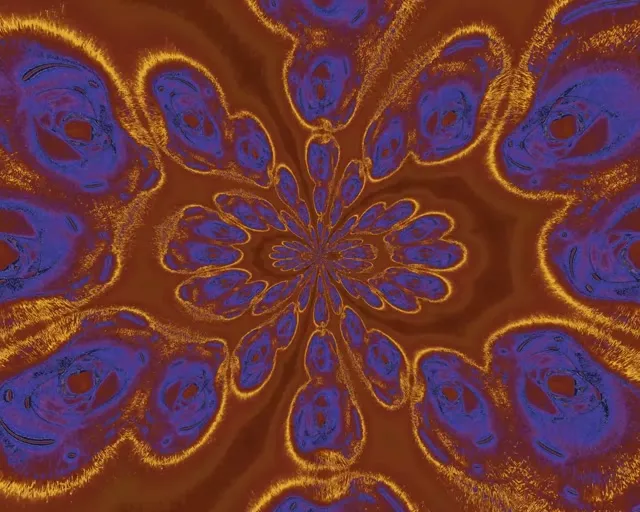 Neon Tunel Kaleidoskop Prasak VJ Loop 5:4 Industrial 60fps Čuvar Ekrana