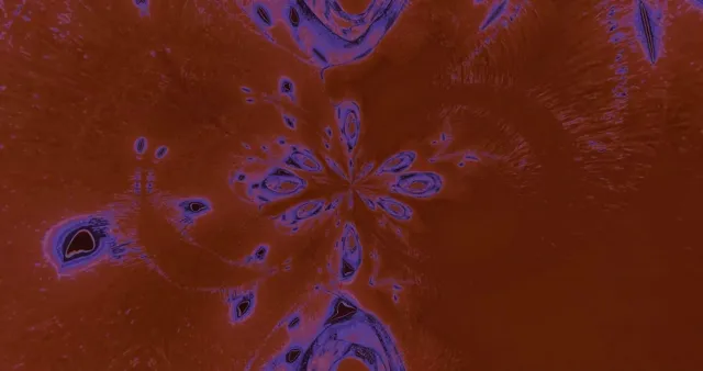 ნეონის ტუნელი წითელი ლურჯი კალეიდოსკოპი ეკრანის დამცველი 4k UHD 60fps VJ loop