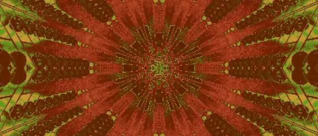 Neon Tunnel Red Fractal Burst 21:9 Ultrawide 60fps Screensaver Vj Loop