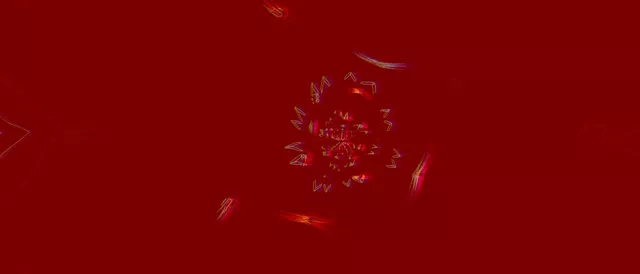 Neon Tunnel Fractal Kaleidoscope Burst Vj Loop 21:9 Ultrawide 60fps Screensaver